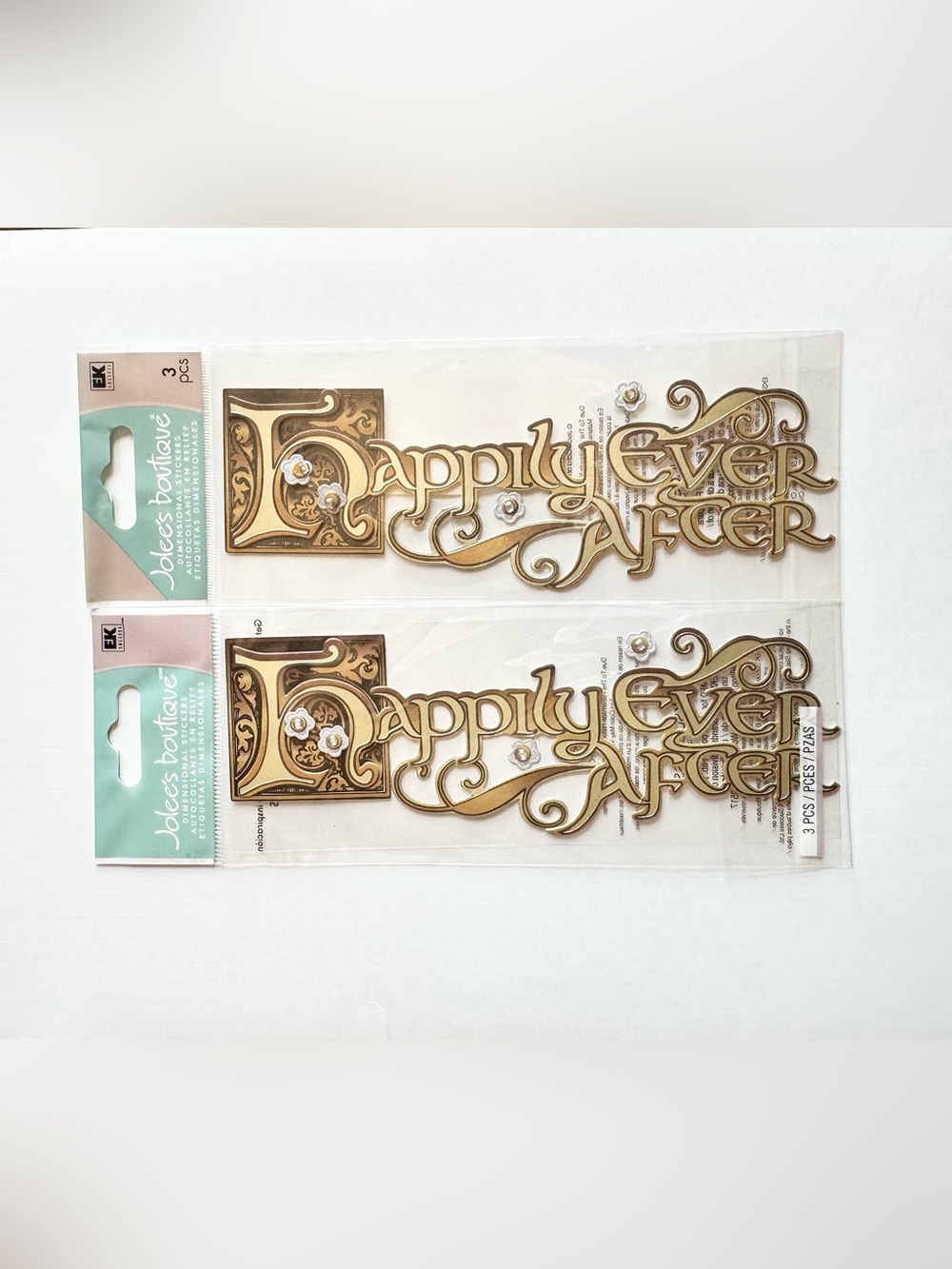 Jolee’s Boutique “Happily Ever After” 3D Dimensional Scrapbook Sticker